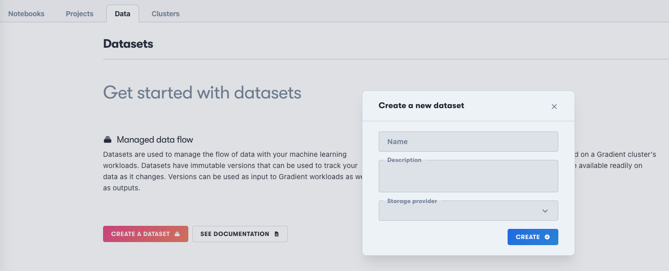 Creation of new dataset