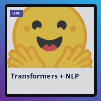 We&#39;re going to select the Transformers + NLP tile in the console to understand what a runtime is.
