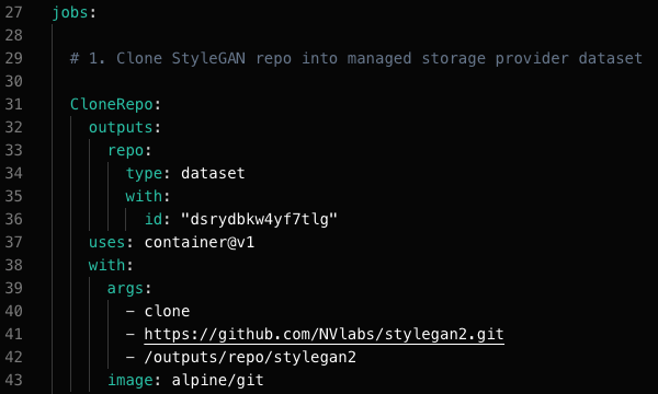YAML highlighting